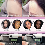 2x6 HD Lace Closure | Deep Parting Skinmelt Finish | Multiple Textures