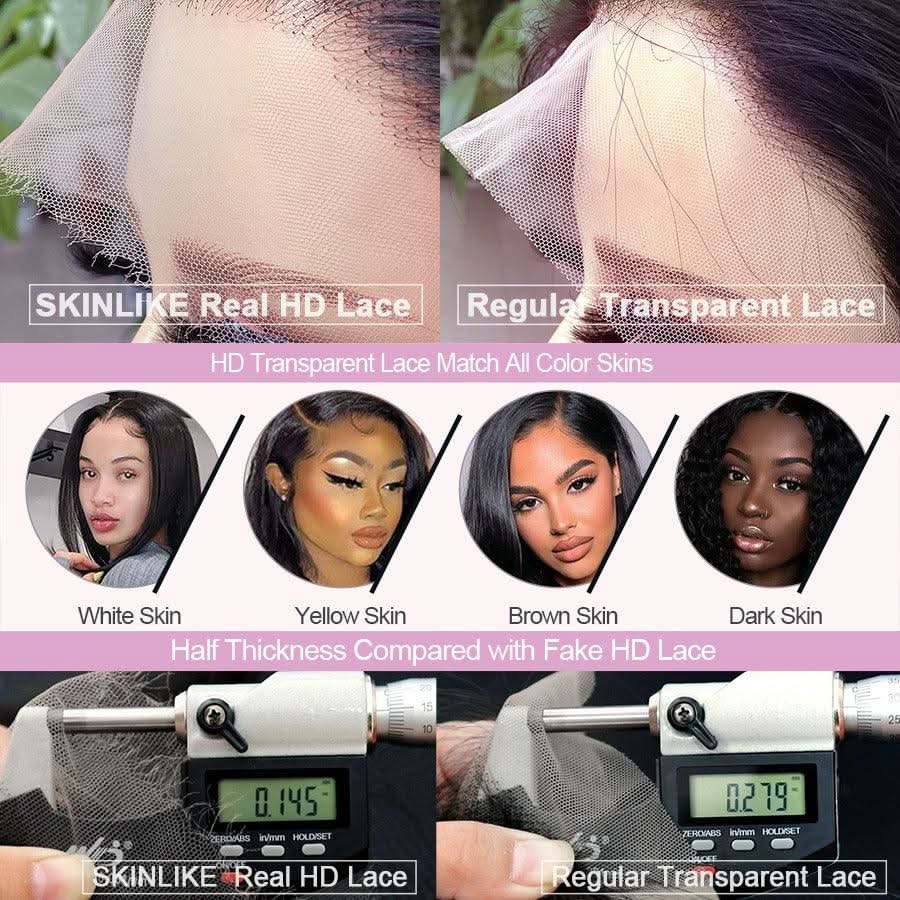 2x6 HD Lace Closure | Deep Parting Skinmelt Finish | Multiple Textures