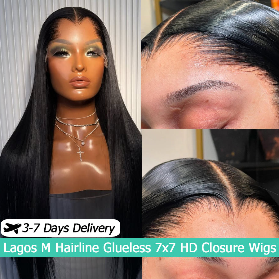 Lagos M Hailine Straight  HD Lace Frontal Wig | 13x4 13x6