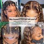 Highlight 4/27 Water Wave 13x4 & 13x6 HD Lace Frontal Wig | Skinmelt