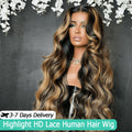 Highlight Honey Blonde HD Lace Closure Wig | 5x5 & 6x6 Glueless Wear & Go