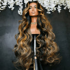 Highlight Honey Blonde HD Lace Closure Wig | 5x5 & 6x6 Glueless Wear & Go