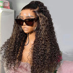 Highlight 1B/27 Water Wave HD Lace Frontal Wig | 13x4 & 13x6 Skinmelt