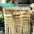 Leyouhair Deep Wave HD Lace Closure Frontal Only 5x5 13x4 13x6