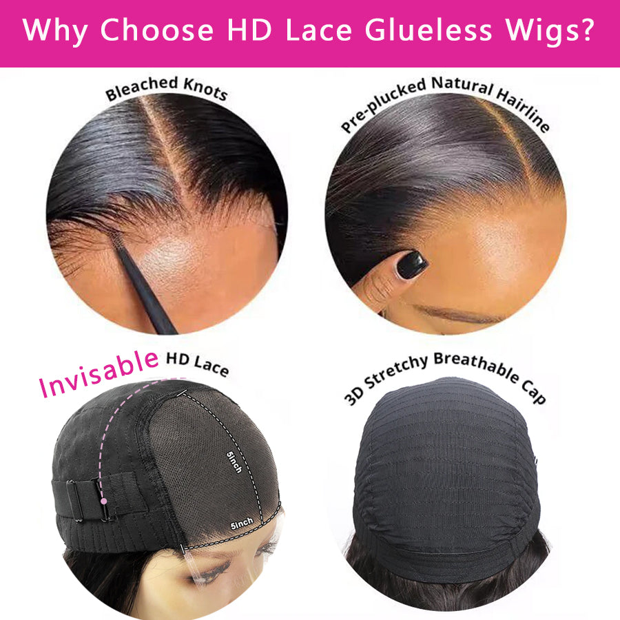 Highlight Curly Wig | Glueless 5x5 13x4 13x6 HD Lace Closure & Frontal | 100% Human Hair