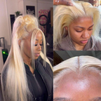Straight 613 Blonde Skinmelt Real HD 13x6/13x4 Lace Full Frontal Wig Glueless Wig