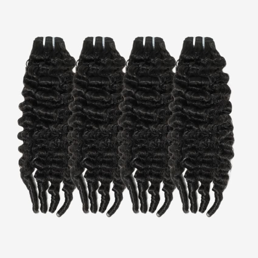 Burmese Curly Hair Bundles | 100% Human Hair Extensions