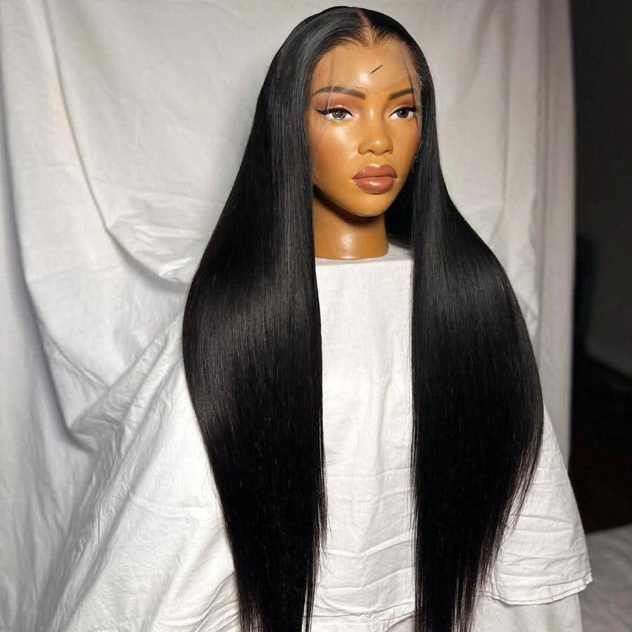 Glueless Invisible Strap 360 HD Lace Wig Straight Hair | Pre-Plucked Clean Hairline