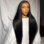 Glueless Invisible Strap 360 HD Lace Wig Straight Hair | Pre-Plucked Clean Hairline