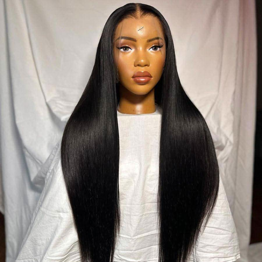 Glueless Invisible Strap 360 HD Lace Wig Straight Hair | Pre-Plucked Clean Hairline