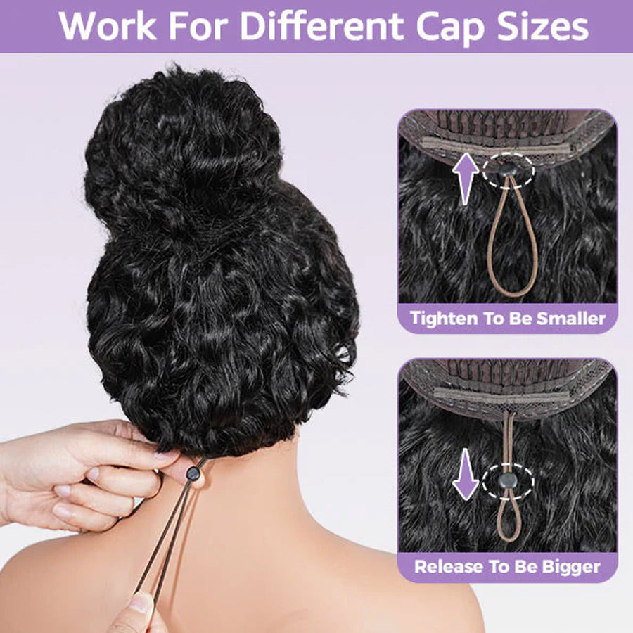 Chocolate Brown Burmese Curly HD Lace Wig | 5x5 & 6x6 Glueless Wear & Go Wig