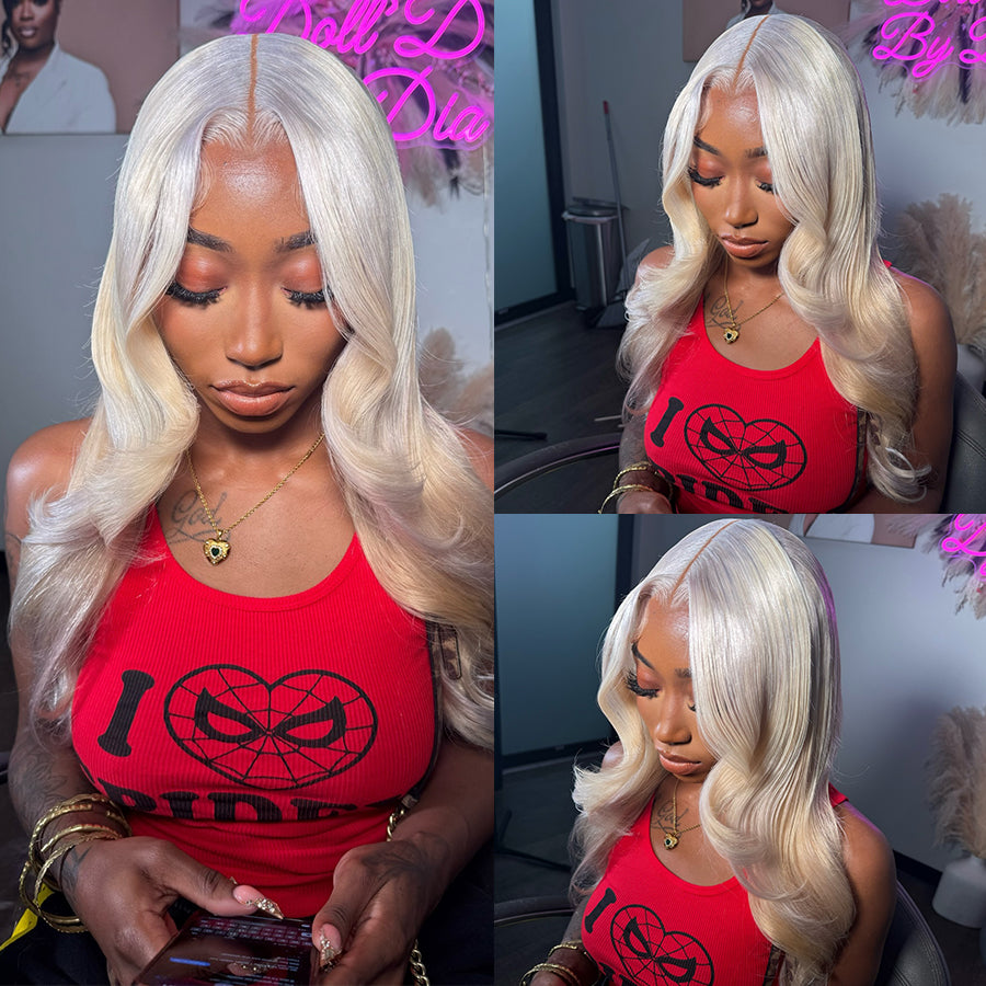 Blonde 613 Color 2x6 Skinlike Real HD Lace Closure Only