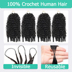 Burmese Curly Crochet Hair | 100% Human Hair | Knotless Miracle Knots