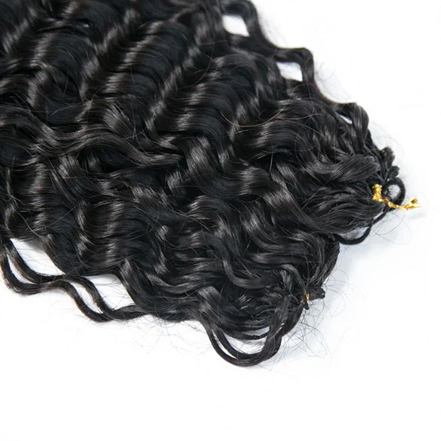 Burmese Curly Crochet Hair | 100% Human Hair | Knotless Miracle Knots