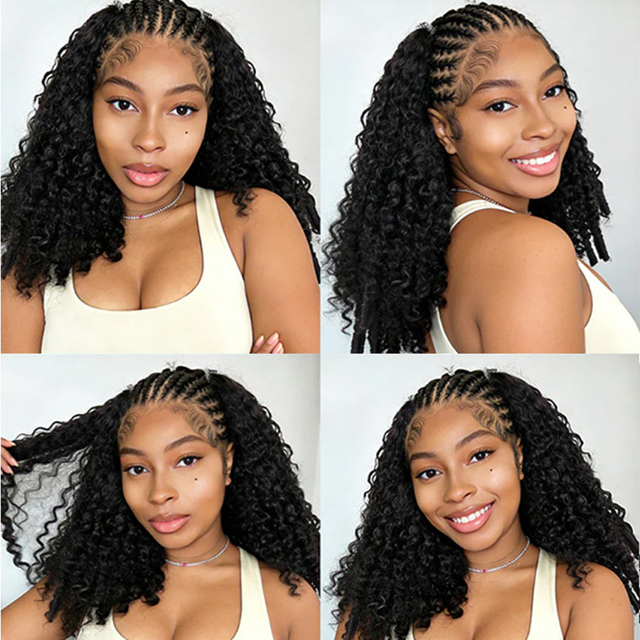 Burmese Curly Crochet Hair | 100% Human Hair | Knotless Miracle Knots