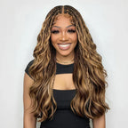 4/27 Highlight Body Wave Crochet Hair | Reusable Knotless Miracle Knots