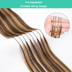 4/27 Highlight Body Wave Crochet Hair | Reusable Knotless Miracle Knots