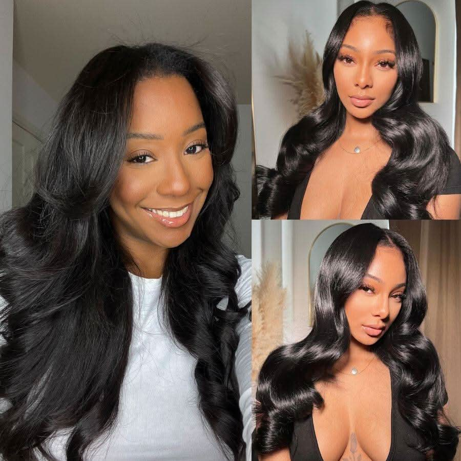 Glueless U | V Part Wig Human Hair| 180% & 250% Density Body Wave