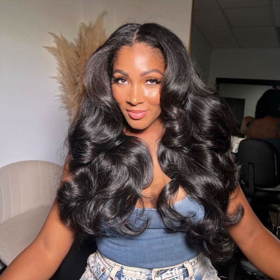 Glueless U | V Part Wig Human Hair| 180% & 250% Density Body Wave