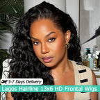 Lagos M Hairline Water Wave HD Lace Frontal Wig | 13x4 & 13x6 Skinmelt