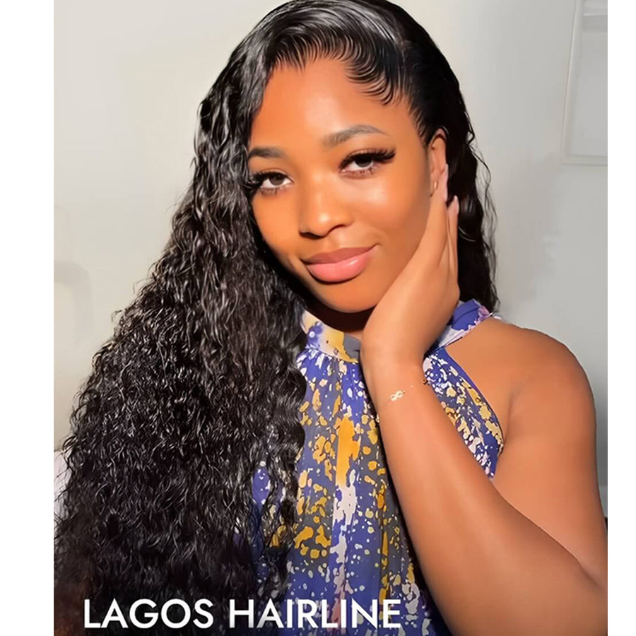 Lagos M Hairline Water Wave HD Lace Frontal Wig | 13x4 & 13x6 Skinmelt
