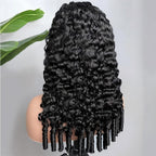 3-in-1 Flip Over Burmese Curly Half Wig | Glueless Human Hair