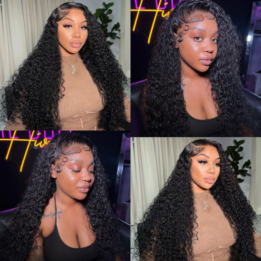 250% Water Wave 13x6 HD Lace Frontal Wig Curly