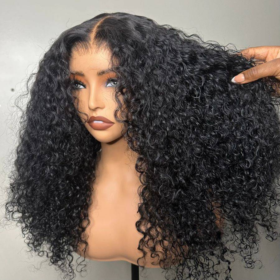 Water Wave Glueless 5x5 6x6 HD Lace Closure Wig  Wear & Go With Drawstrings