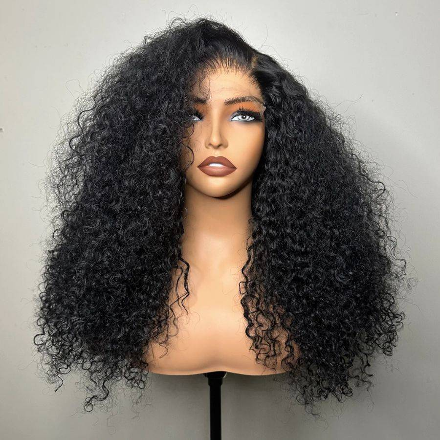 Water Wave Glueless 5x5 6x6 HD Lace Closure Wig  Wear & Go With Drawstrings