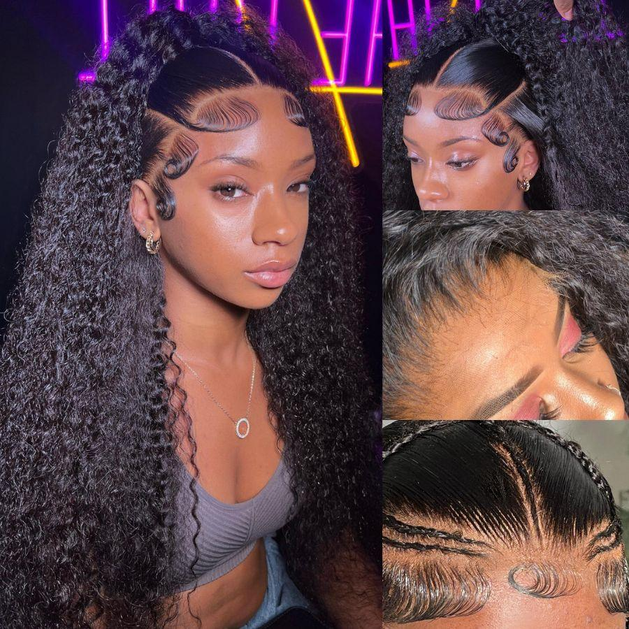 250% Water Wave 13x6 HD Lace Frontal Wig Curly