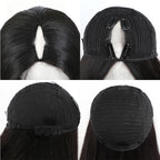 Glueless U | V Part Wig Straight Human Hair| 180% & 250% Density