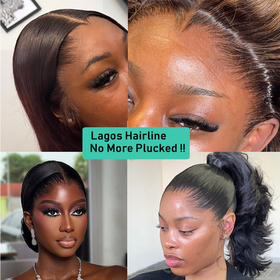 Lagos M Hairline Skinmelt HD Lace Closure & Frontal Only | 5x5 6x6 7x7 9x6 13x4 13x6