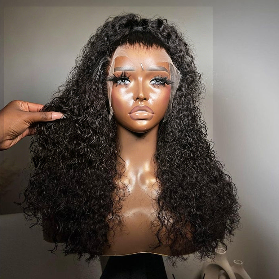 250% Water Wave 13x6 HD Lace Frontal Wig Curly